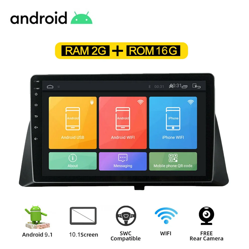 Автомагнитола 2DIN на Android 9 1 с GPS и Wi Fi для Honda Accord 8 2008 2009 2010 2011 2012 2013 автомобильный