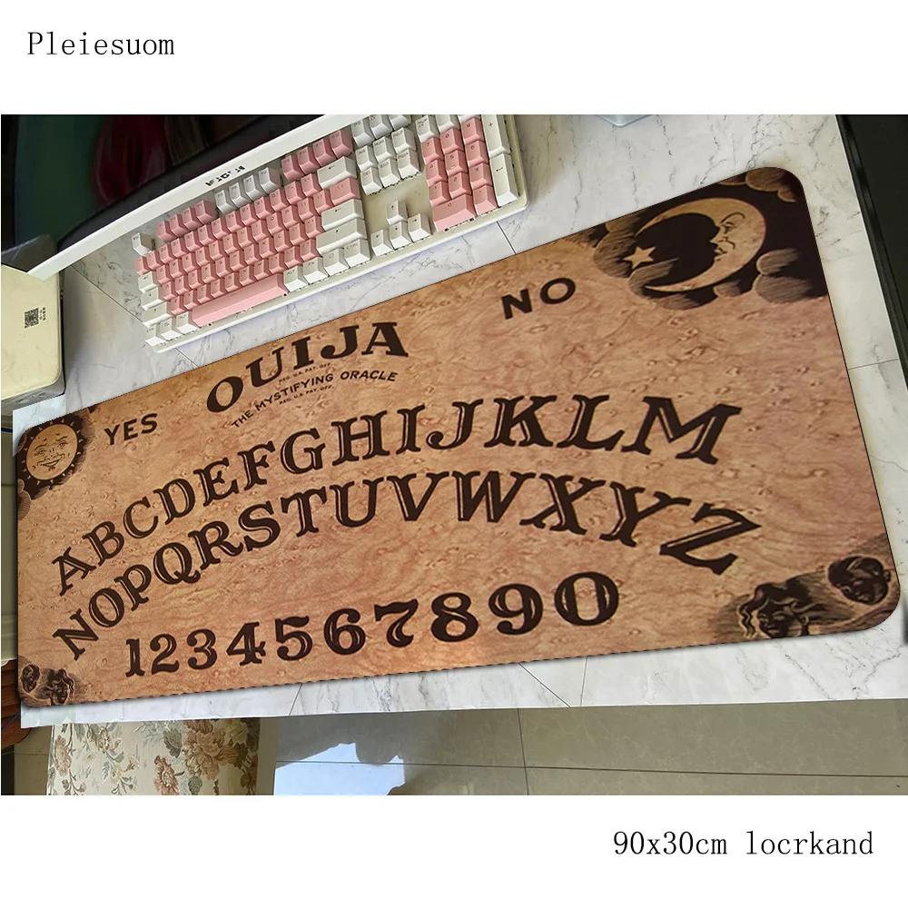 Ouija коврик для мыши 900x300x4 мм, эстетический компьютерный коврик для мыши, геймпад, мультяшный игровой коврик для мыши, Настольный коврик для офисной мыши