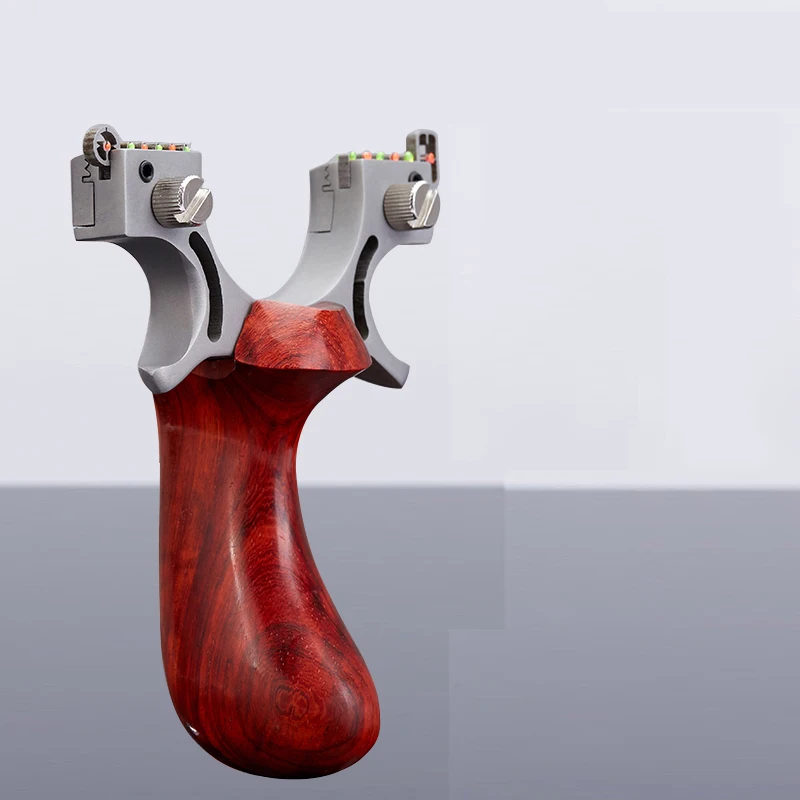 Рогатка для охоты из нержавеющей стали с плоской резиновой лентой|Лук и стрела| |