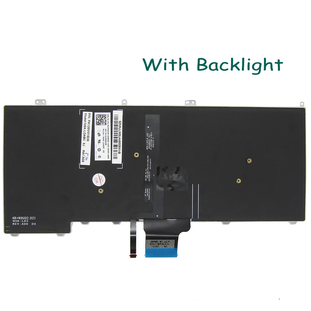 

NEW Original backlit keyboard for DELL latitude 12 7000 E7440 E7420 E7240 Laptop 0VMWHR 08T94M 04W6PV 0115T5 0RXKD2