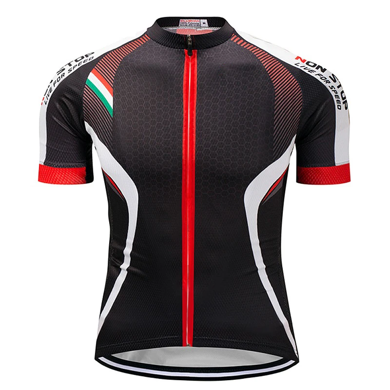 Футболка Moxilyn мужская с коротким рукавом Джерси для езды на велосипеде