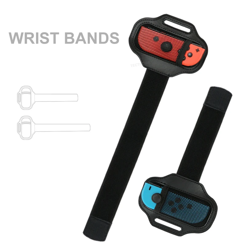 

1 Pair Adjustable Game Bracelet Elastic Strap for Switch Controller Wrist Dance Band Armband And Legband For Switch Dance