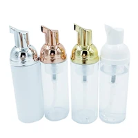 50 hot sale 4pcs 305080100ml travel mousse foaming cosmetic storage bottle liquid dispenser