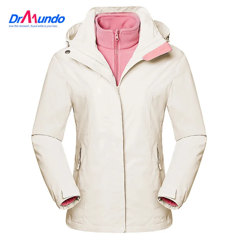 2020 Водонепроницаемая лыжная куртка флисовая белая ветрозащитная зимняя одежда
