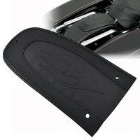 flame stitch leather rear fender bib cover pad for harley touring electra glide road king ultra limited 1996 2008