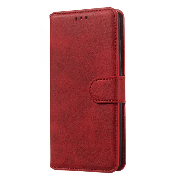 Red Huawei P30 Lite Чехол 6.15 дюймов Ретро Магнитный Кошелек Книга Кожаный откидной Чехол на для Huawei P30 P 30 Lite MAR-LX1M Чехол Чехлы Задняя обложка Телефона Сумка - Цвет: Red
