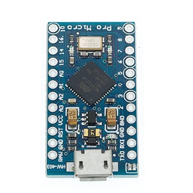 20 шт./лот Pro Micro для arduino ATmega32U4 5V/16 МГц модуль с 2 row штыревые Leonardo в наличии. Лучшее