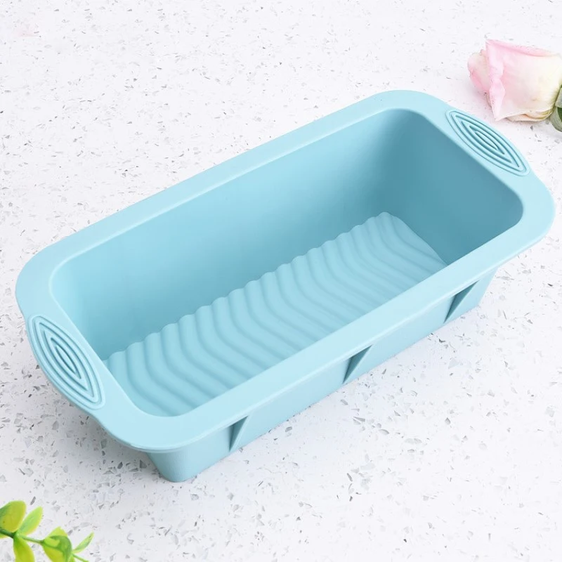 

DIY Silicone Cake Mold High Temperature Resistance Rectangular Bake Mould Home Kitchen Tools Bread Mold Baking Accessories QBMY