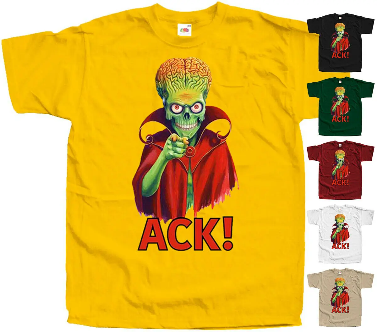 Футболка Марс атак АК Тима Бертона постер фильма научная фантастика все размеры