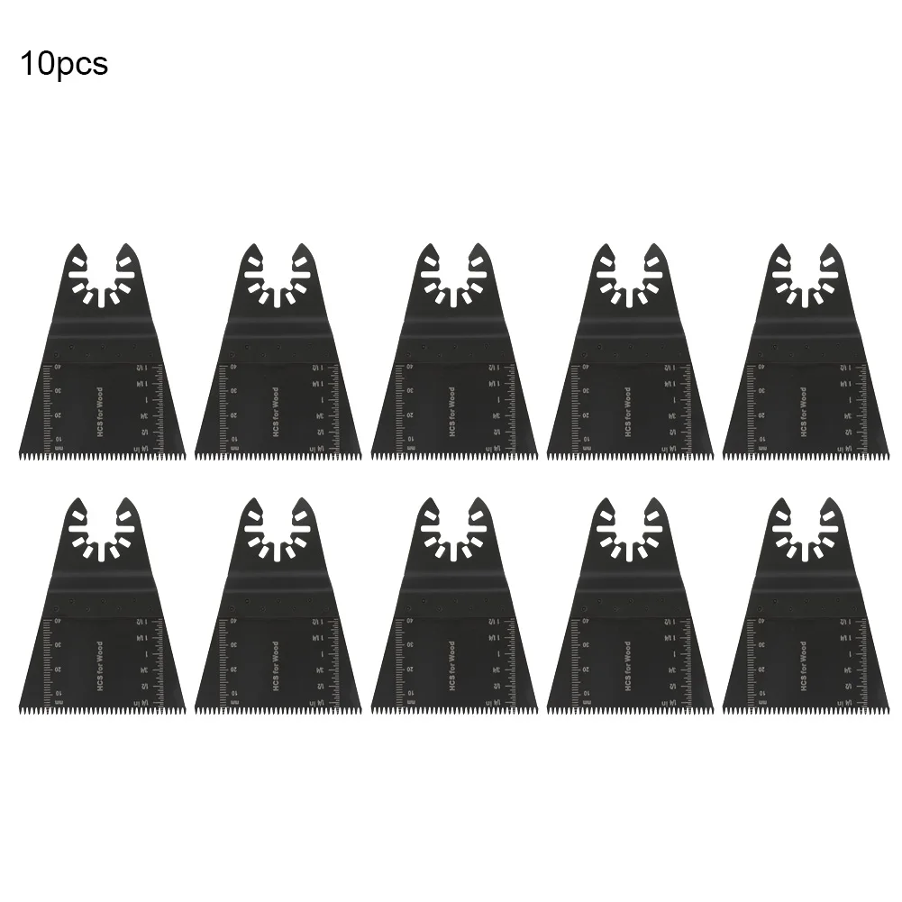 

10pcs 65mm Oscillating Multi Tool Carbon Steel Saw Blades Cutter Universal