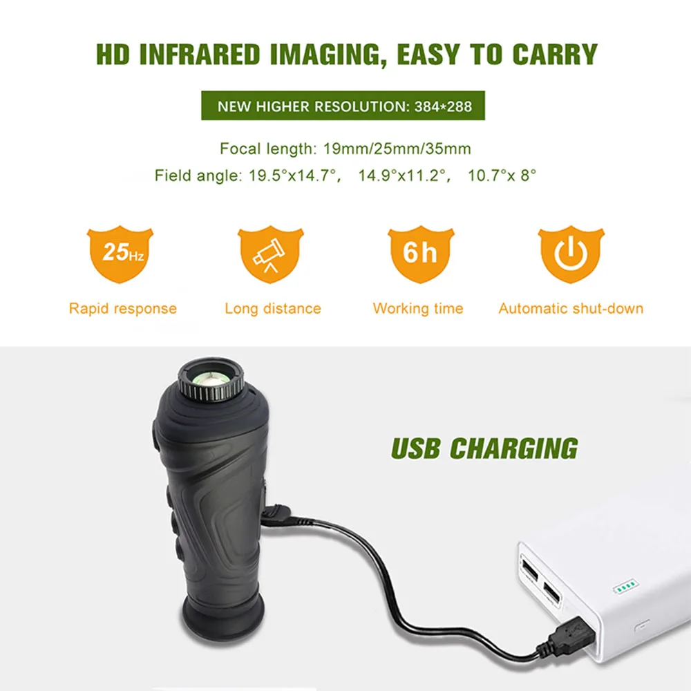 HT A3 инфракрасное ночное видение тепловизионная камера патруль винтовка зеркало