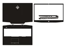 Наклейка из углеродного волокна для ноутбука HP OMEN 17-cb1521na cb1003na cb0006na CB1002NA cb1467ng cb1273ng cb0000 17,3 дюйма