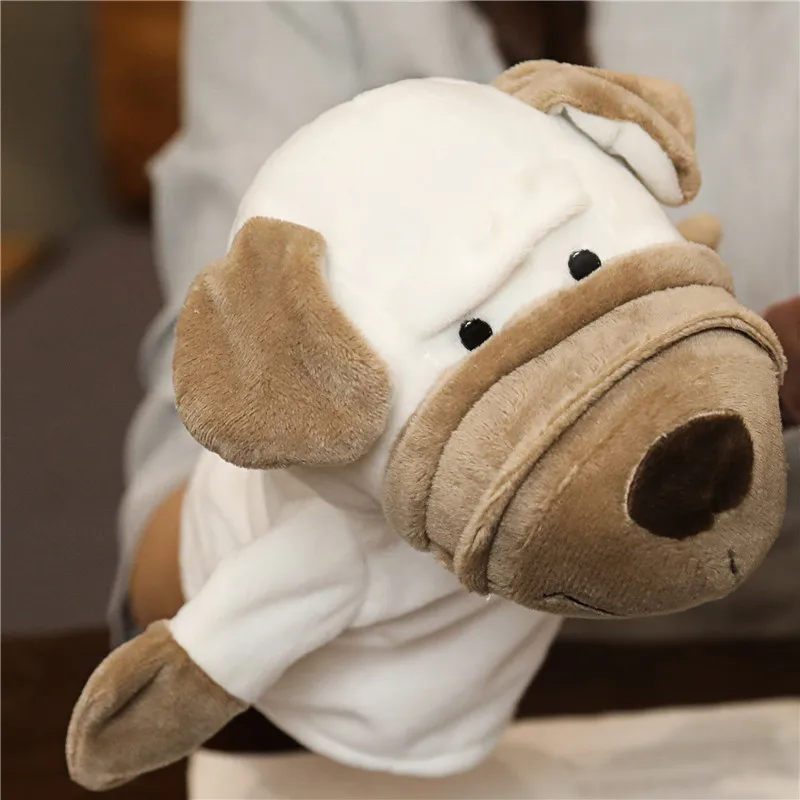 

Animal Plushed Doll Educational Toys Pretend Play Soft Cute Baby Toys Puppet Cloth Dolls Parent-Child Game Props For Neonatal