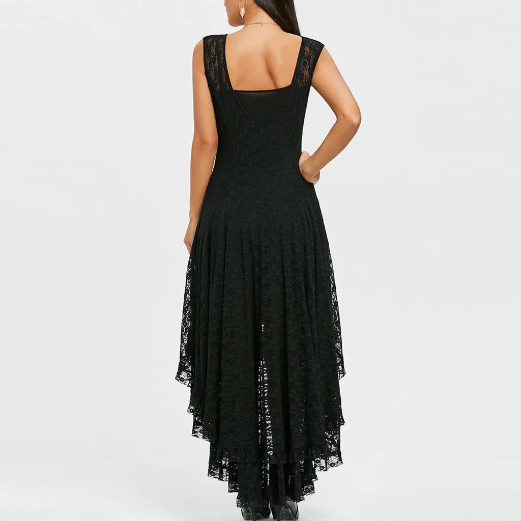 Весенне летние платья с высоким низким подъемом без рукавов элегантные тонкие