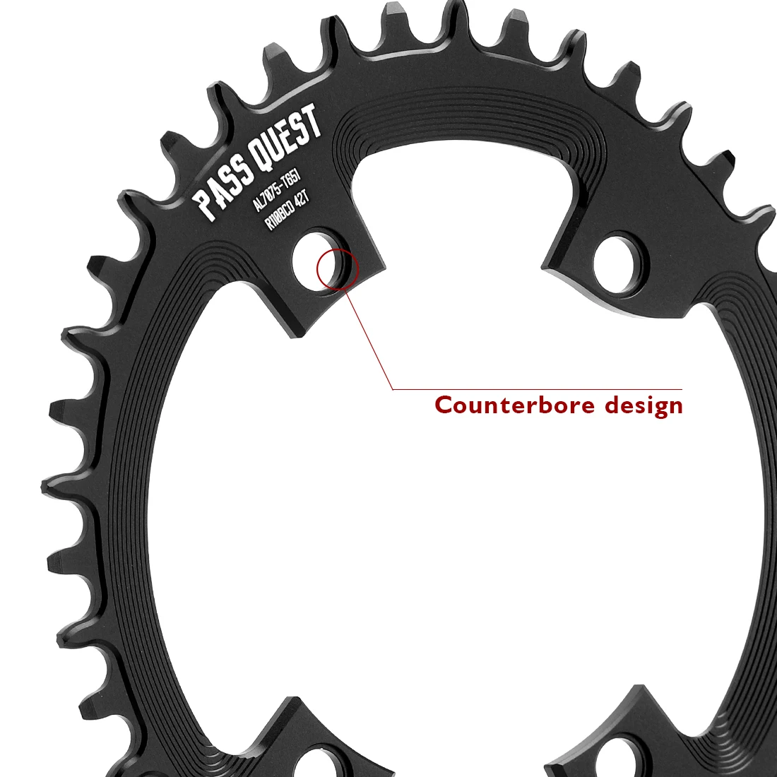 PASS QUEST 110BCD Oval chainring crankset Road Bike Chainwheel For R7000 R8000 DA9100 40T-52T | Спорт и развлечения