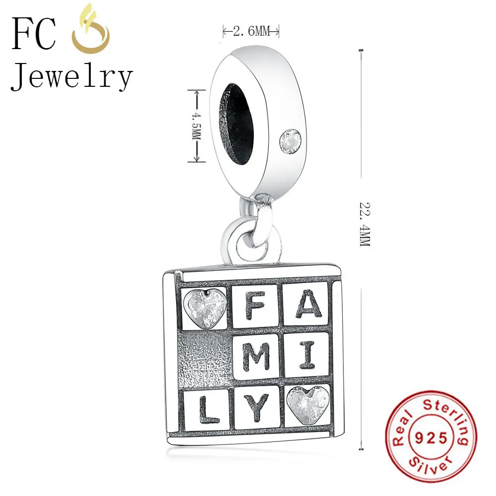 FC ювелирные изделия подходят оригинальный бренд шарм браслеты 925 Стерлинговое