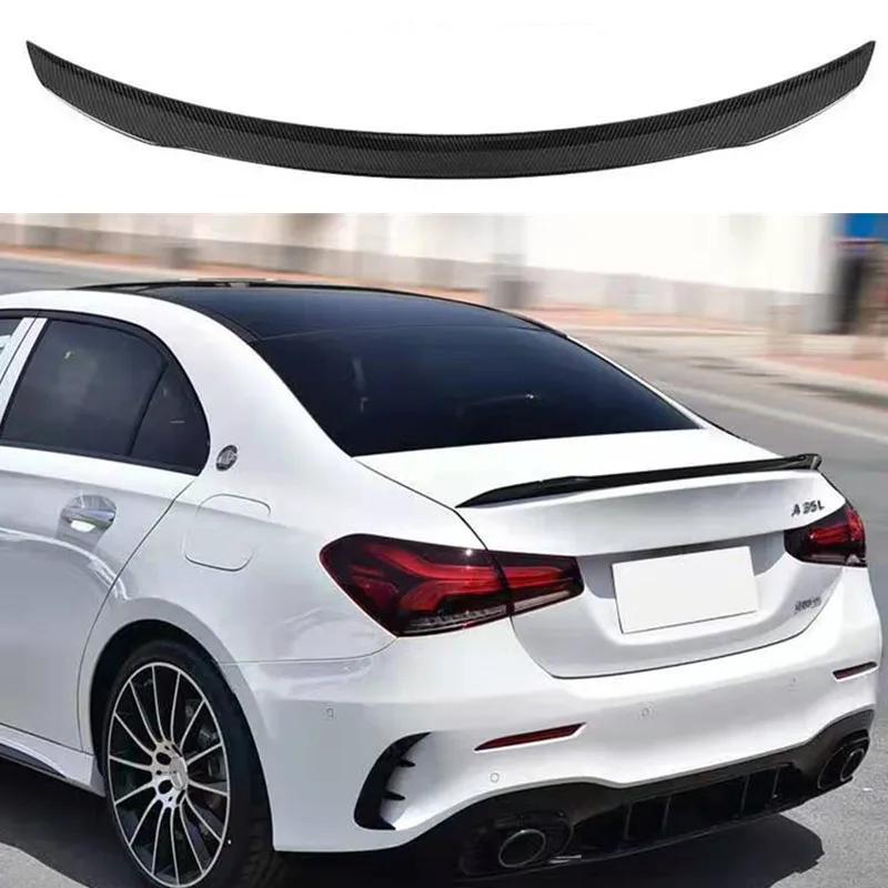 

Спойлер для Mercedes-Benz W177 2019-2020 W177 A-class A180 A200 Yk, спойлер из АБС-пластика, цветное заднее крыло автомобиля, задний спойлер