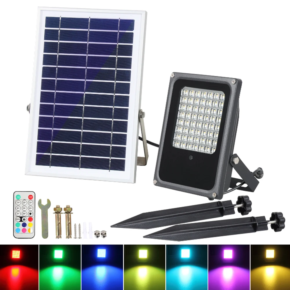 Светодиодный светильник на солнечной батарее ландшафтный сад садовый путь