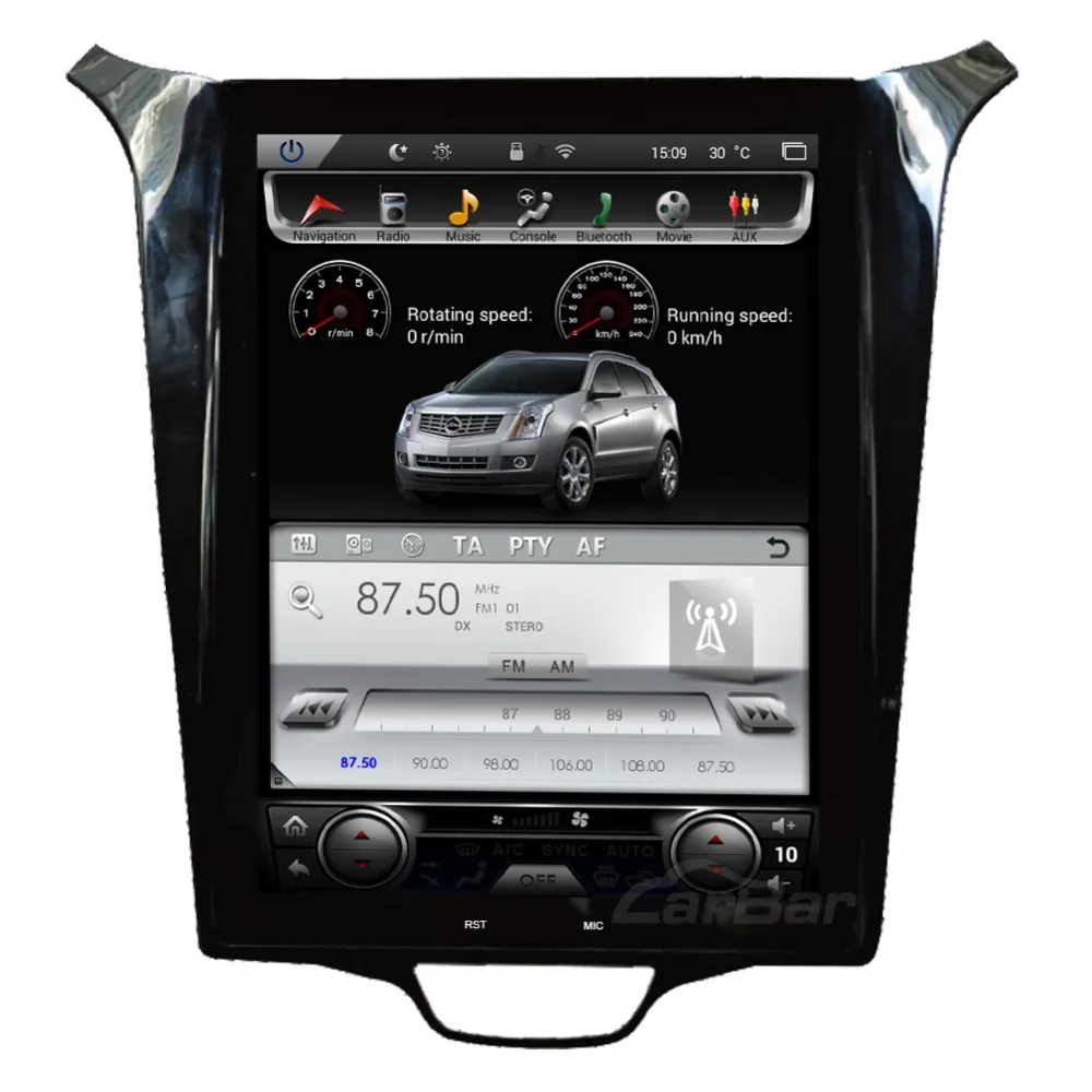 10 4 &quotвертикальный экран 1024*768 Android автомобильный DVD GPS навигация радио плеер для