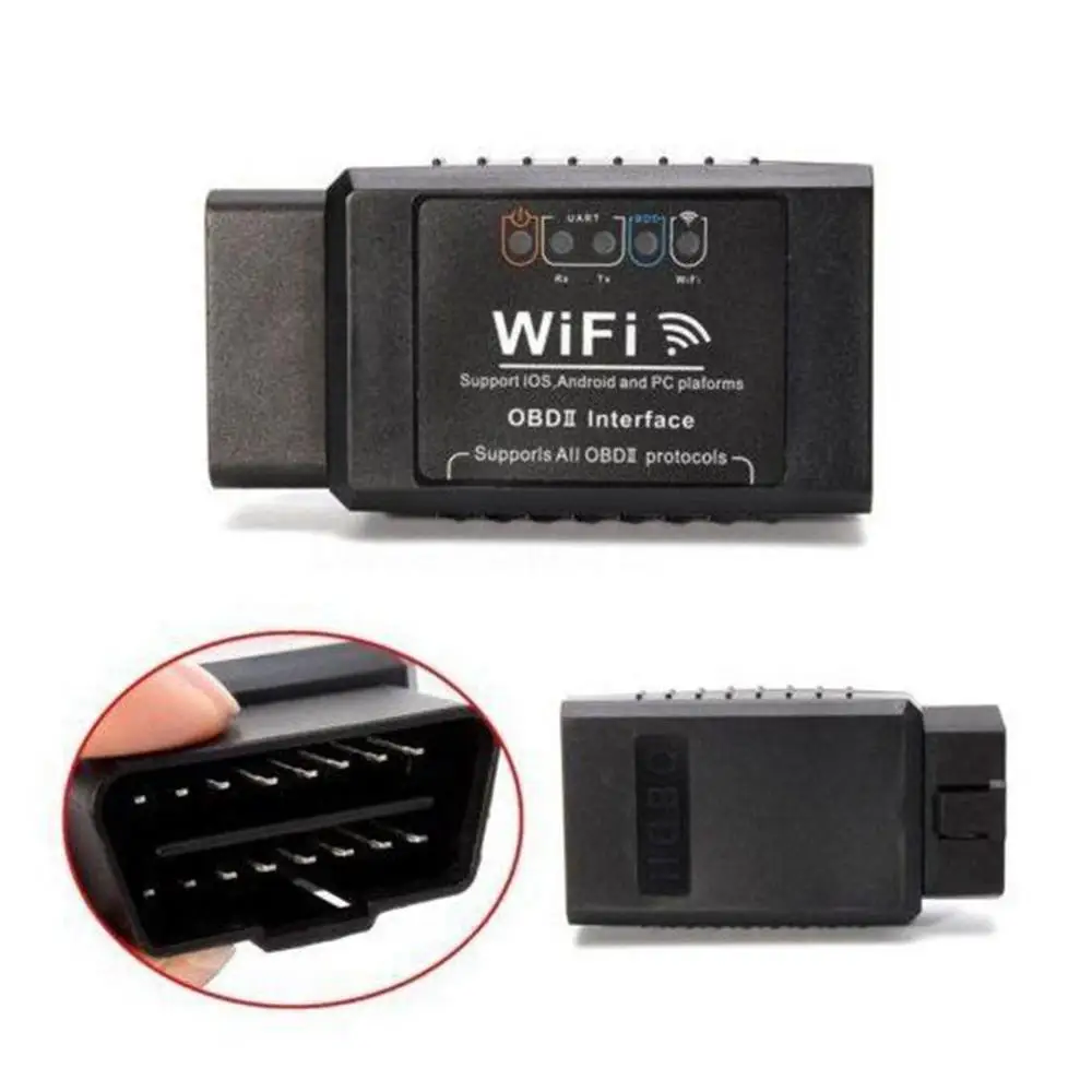 Автомобильный V1.5 ELM327 WI-FI OBD 2 OBD2 OBDII сканирования Foseal сканер адаптер проверки