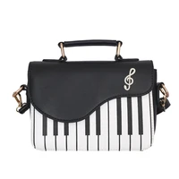piano design women shoulder bags pu leather messenger bag handbag fashion corssbody messenger bag pocket coin purse package
