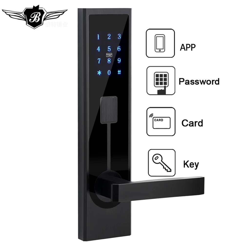 Цифровой код безопасности Электронная умная сенсорная клавиатура Deadbolt замок из