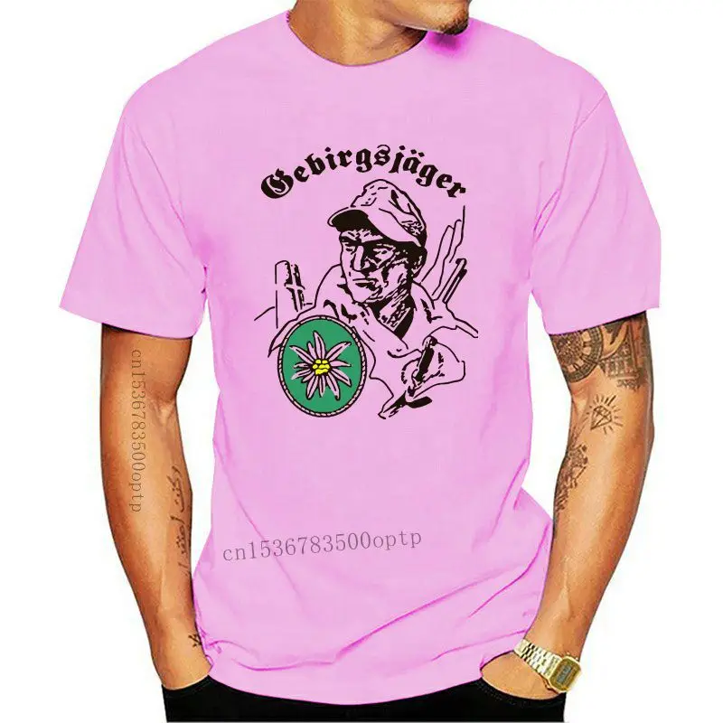 

Gebirgsjager Wh Feldmarschall Zweiter Weltkrieg-футболка #118 летняя модная футболка