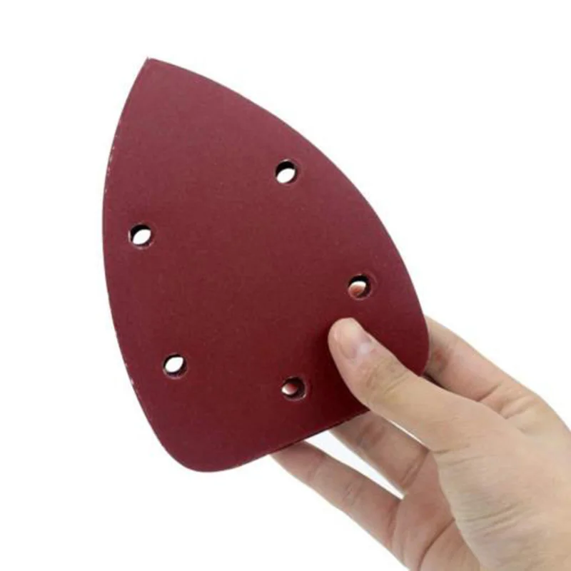 

50pcs/Set Sandpaper 120/240Grits Mouse Detailing Rotary Sander Pad Hook And Loop