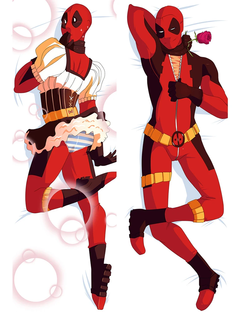 

Superhero Deadpool Pillow Case Cosplay Dakimakura Cartoon Kawaii Prop Men Women Costume Accessories