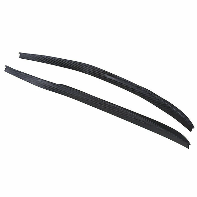 2X углеродного волокна колеса автомобиля бровей арки отделка губы полосы Fender