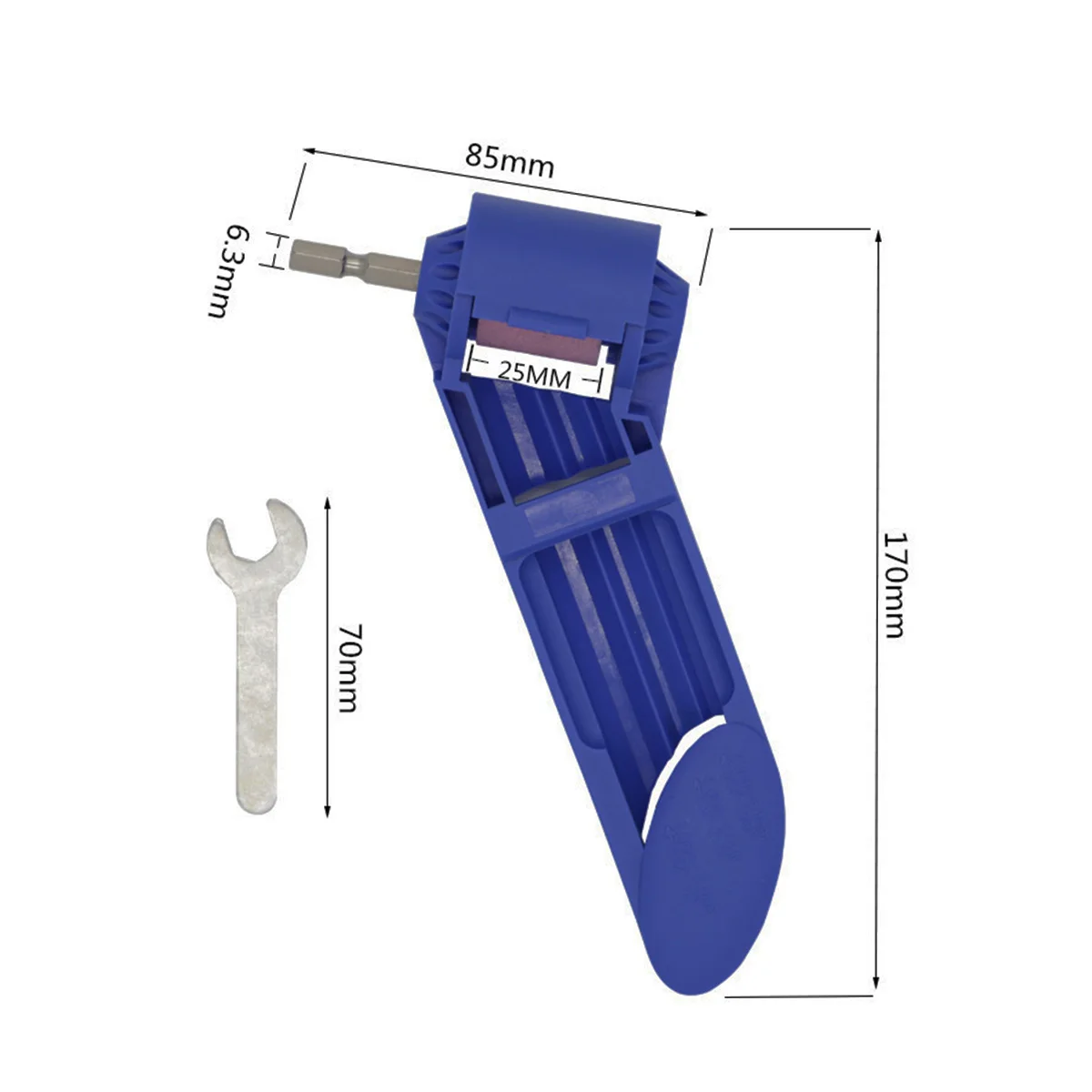

Grinding Wheel Drill Bit Sharpener 2-12.5mm Portable Corundum for Drill Polishing Grinder Tools for Drill Sharpener Power Tool