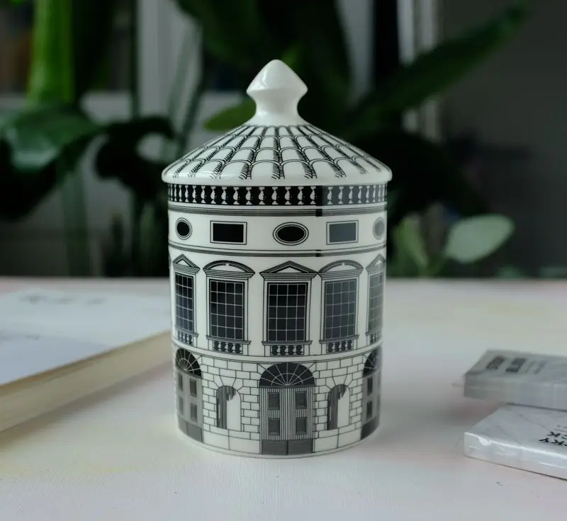 Классические художественные черно-белые керамические тарелки для художников