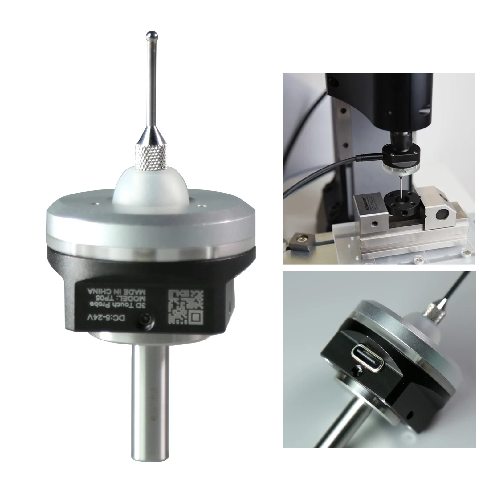 El &uacute;ltimo buscador de bordes de sonda t&aacute;ctil 3D antivuelco V5 encuentra el centro de la sonda CNC de escritorio compatible con mach3 y grbl-1