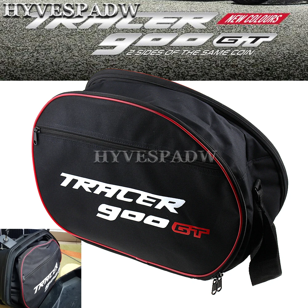 

Black for YAMAHA TRACER 900GT 900 GT Motorcycle PANNIER LINER BAGS Luggage Bags Saddle Bag Lining Bag Storage Bag 2018 2019