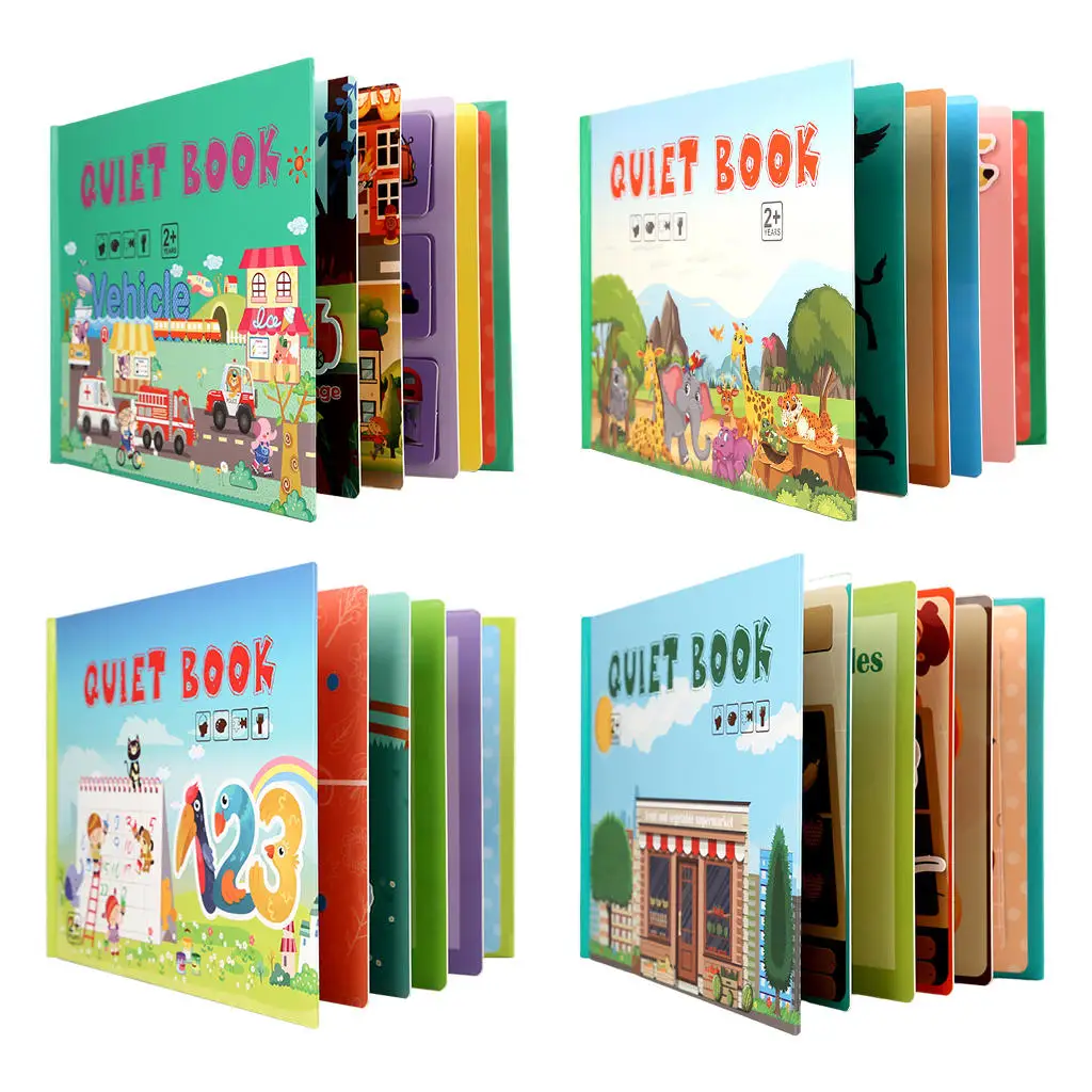 

Montessori Toys, Early Learning Educational Sensory Toy, Develop Fine Motor Skills Busy Book for Toddlers Boys & Girls