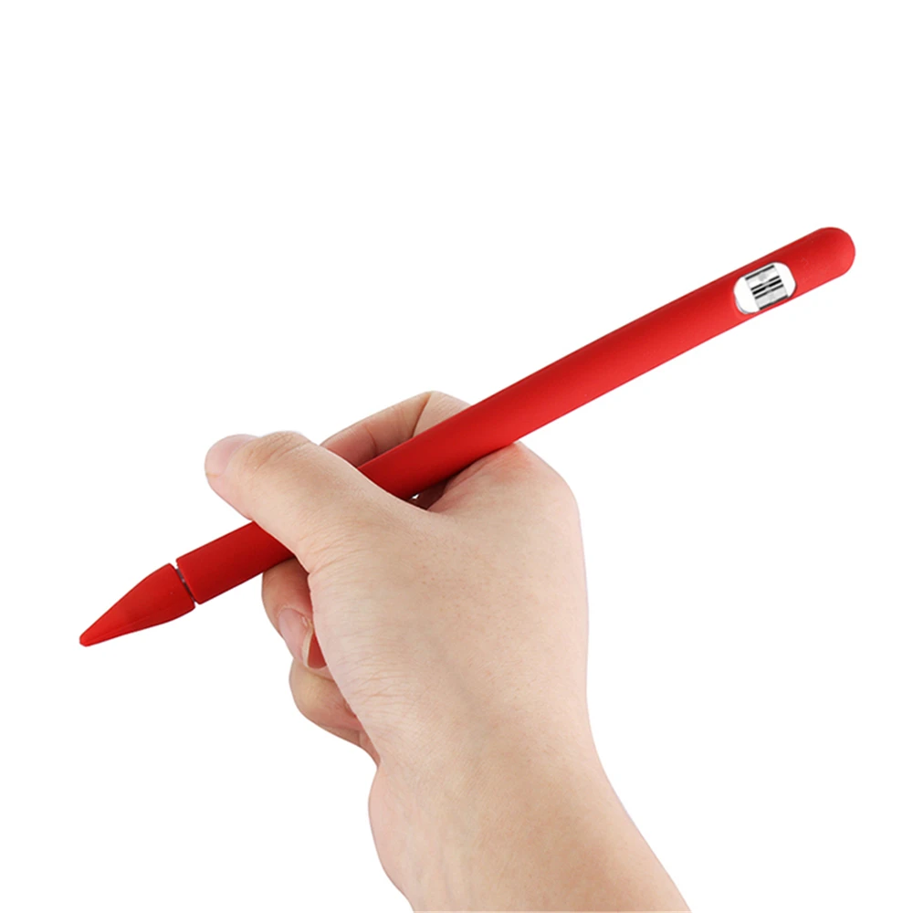 1 шт. мягкий силиконовый совместимый для Apple Pencil чехол совместимый для iPad Tablet Стилус защитный чехол
