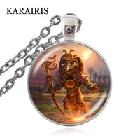 karairis egyptian eye of horus pendant choker statement necklace for women man dress accessories glass horus picture jewelry