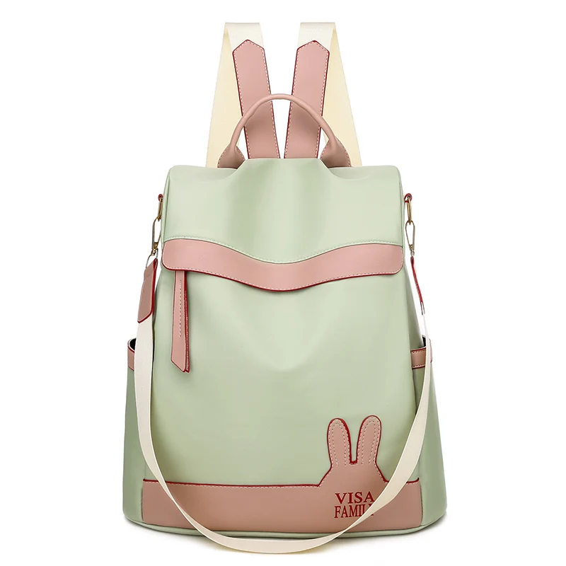 

Women Casual Oxford Backpack 2022 Winter School Bags for Teenage Girls Kawaii Travel Backpacks Female Travel Anti Theft Backpack