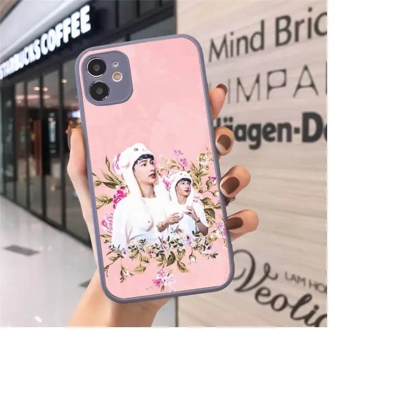 

Thailand off gun Phone Case Matte Transparent for iPhone 7 8 11 12 s mini pro X XS XR MAX Plus cover funda