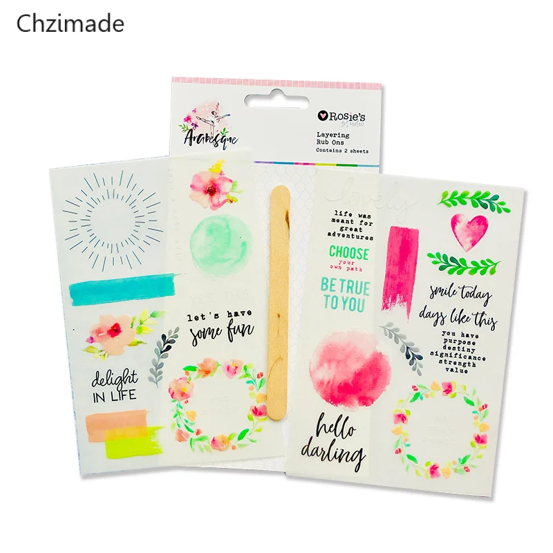 Lychee Life 2 шт. мультяшная балерина бумажная наклейка переводная Печать