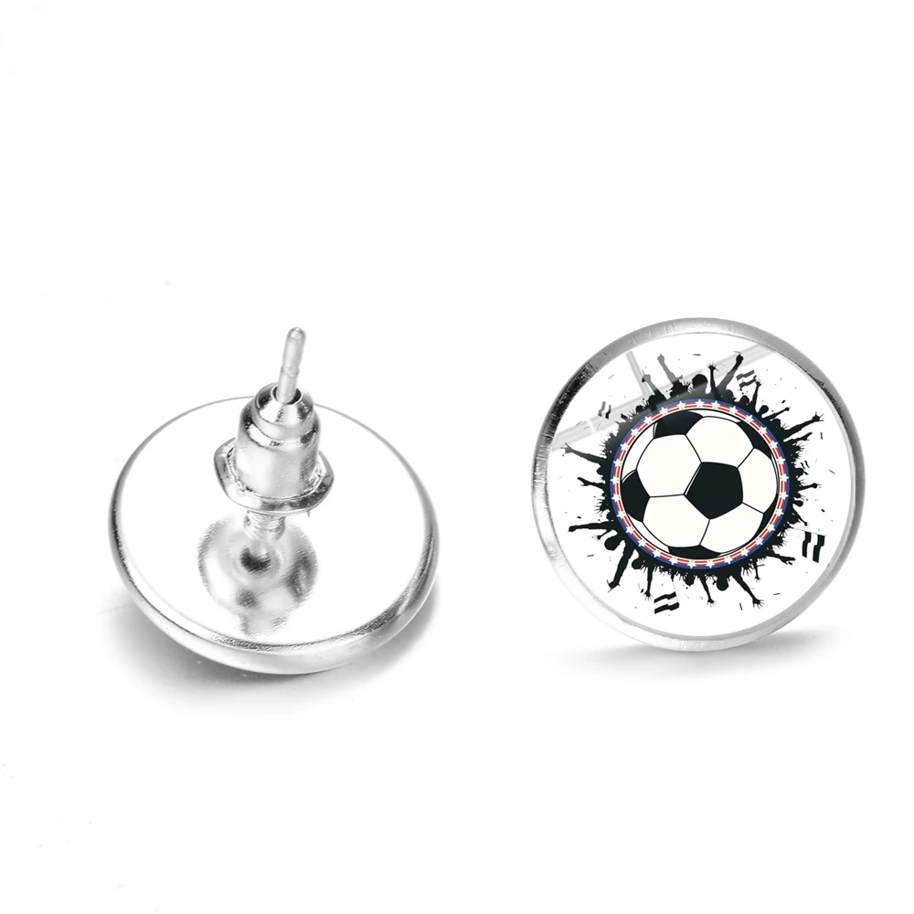 Крутые серьги-гвоздики в форме мини-уха повседневные спортивные серьги для