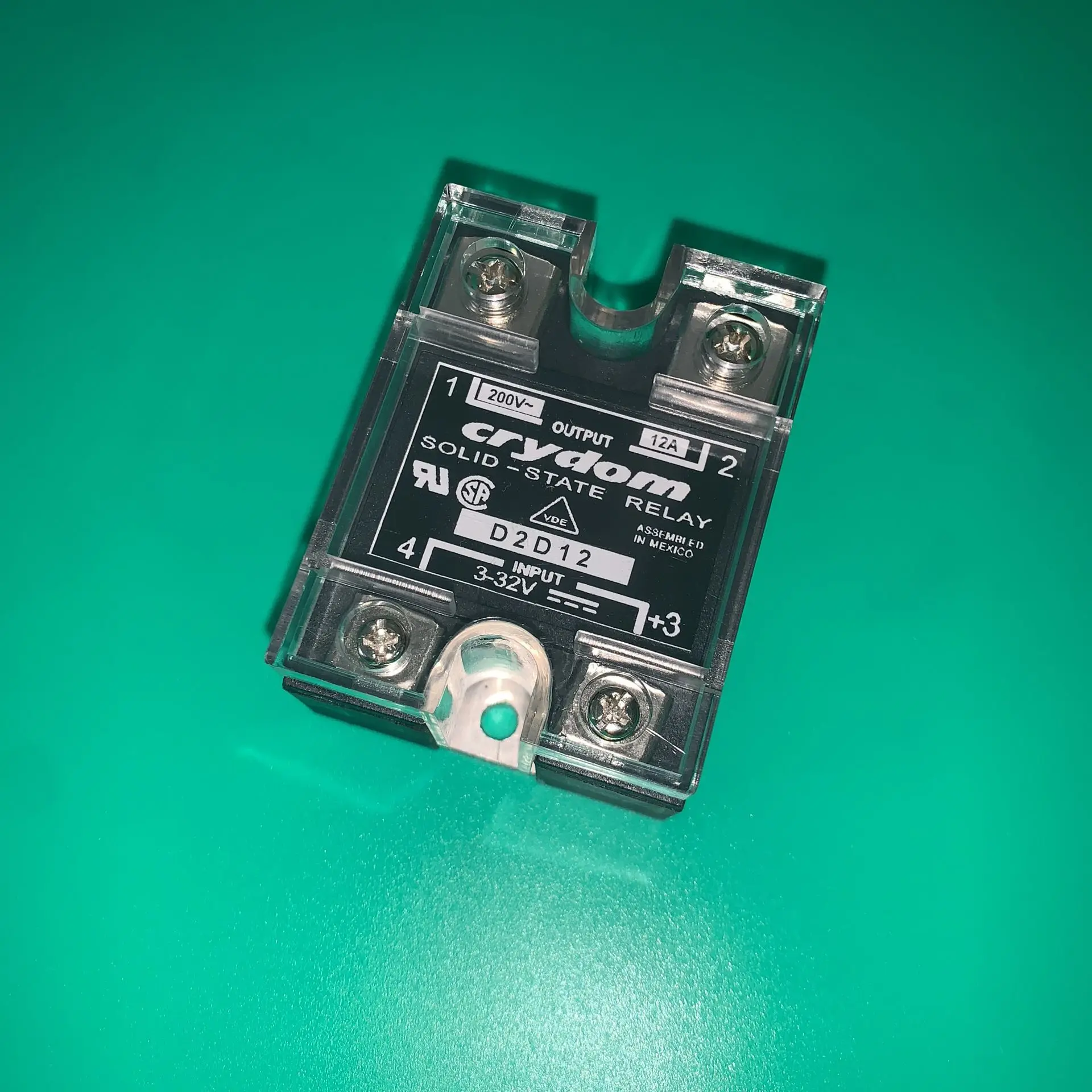 Твердотельное реле D2D12 внешняя мощность IGBT SSR D2-D12 200 в фотоэлемент 12 модуль 3-32 В D2DI2