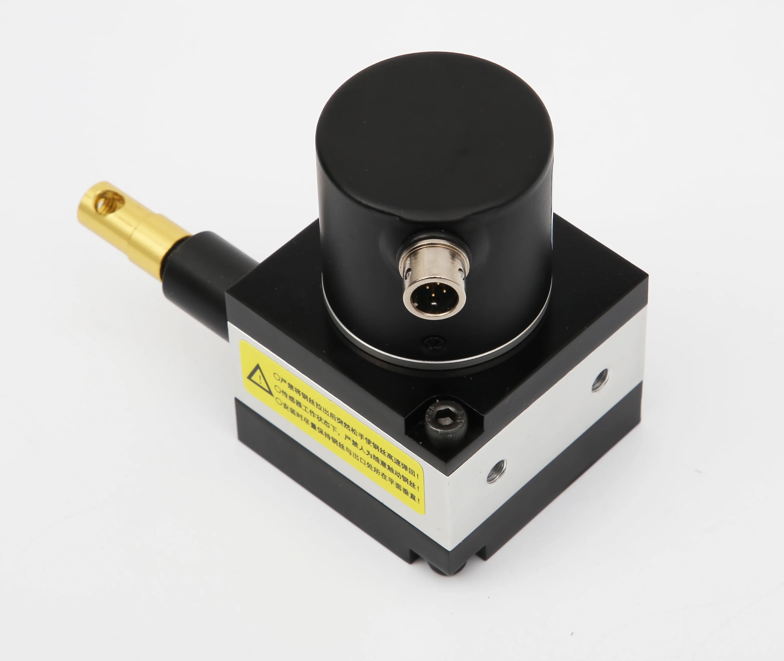 

All-metal high-precision position measurement with pull rope and wire displacement sensor 1 meter range WFS Precision