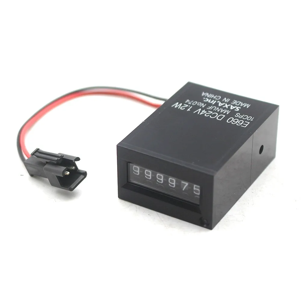 

DC24V 1.2W electromagnetic cumulative counter