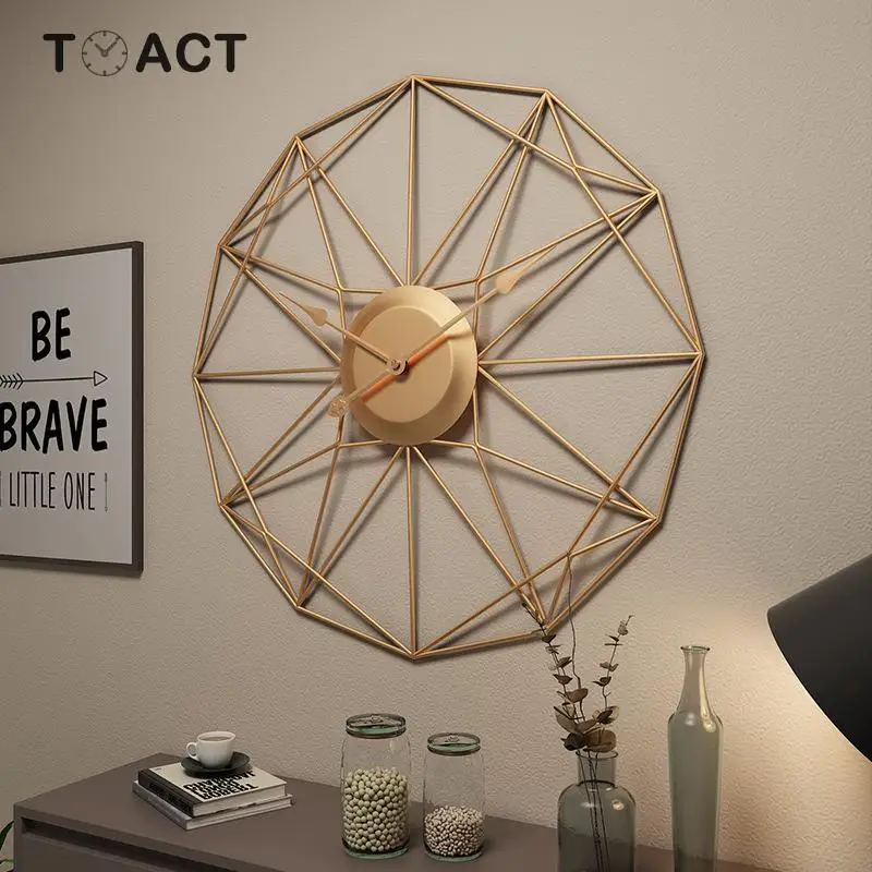 Настенные часы в скандинавском стиле украшение для гостиной настенные с