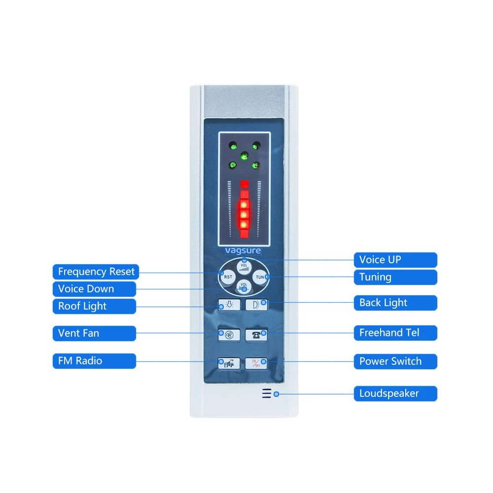 1 комплект AC 12V Прямоугольник CE FM радио регулятор душа комплект для душевой с панелью/вытяжной вентилятор/свет/динамик/Трансформатор Аксессуар