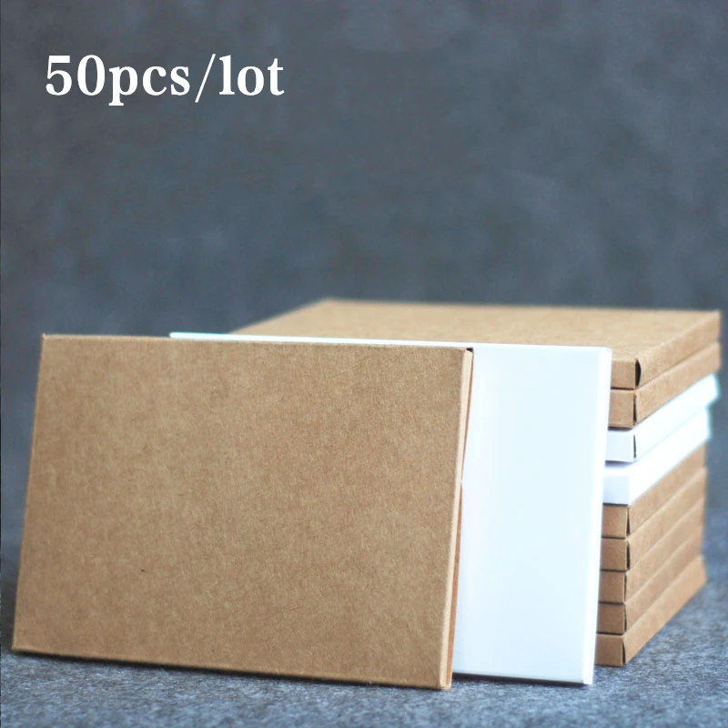 

50 шт., конверт из крафт-бумаги для вечеринки