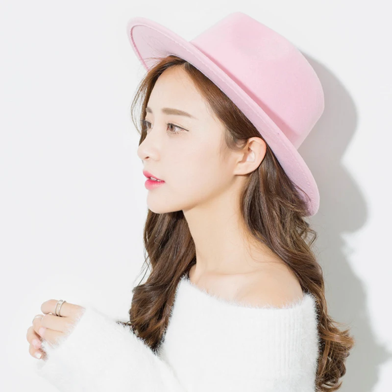 Новая модная шерстяная шляпа ZLD для мужчин и женщин фетровая с широкими