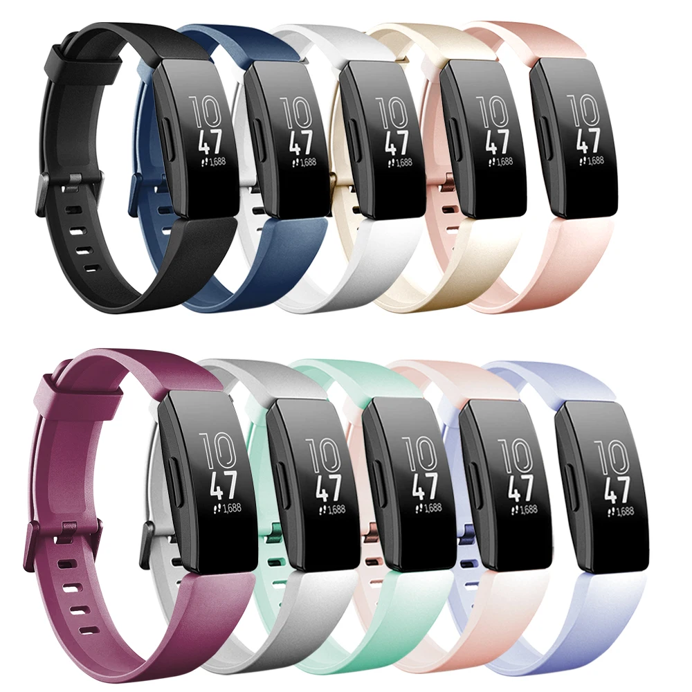 Мягкий силиконовый ремешок для фитнес браслета Fitbit Inspire HR|Смарт-аксессуары| |