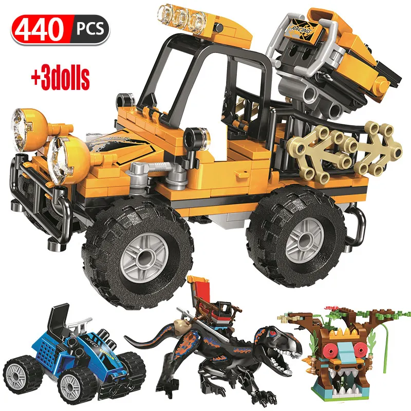 440 шт. Детский конструктор динозавр Юрского периода|Блочные конструкторы| |